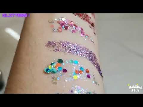 Makeup glitters - Paillettes maquillage à notre boutique à Montreal, Quebec