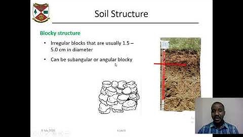 Soil Science Lecture 7 - Soil Structure