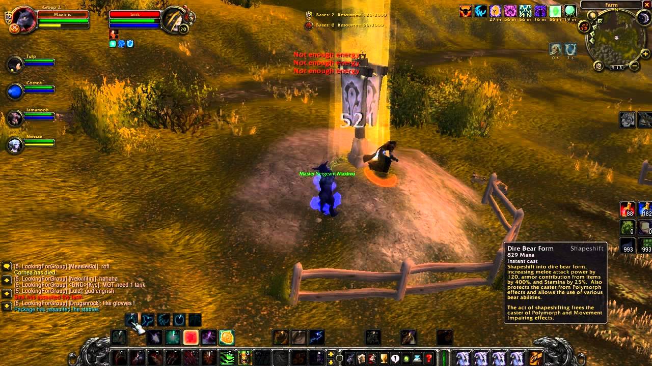 Feral Druid Pvp 2 4 3 Custom Spec 4 45 11 Youtube