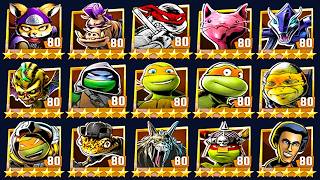 All Gold Level 80 Swift Class Characters | TMNT Legends