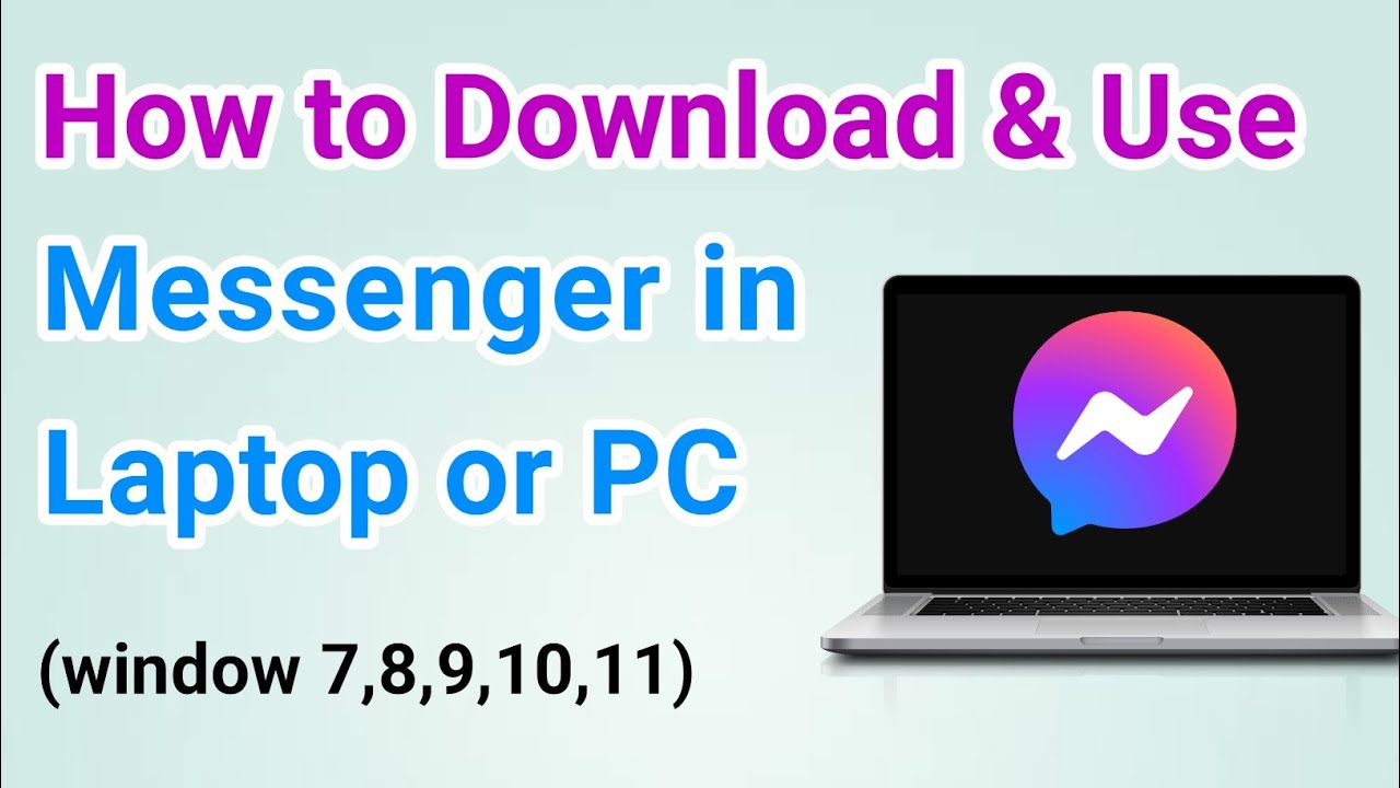 How to download and use facebook messenger in laptop or Pc   (full guide)