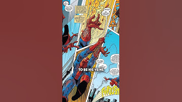 Spiderman uses his veins as web