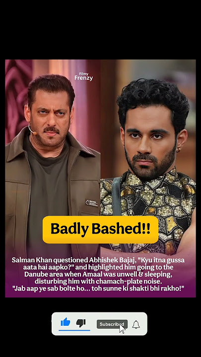 Badly Bashed By Salman Khan!!#biggboss19 #trending #salmankhan #abhishekbajaj #viral #amaalmalik