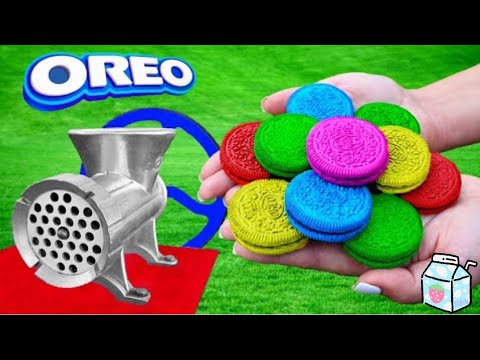 EXPERIMENT COLOURFUL OREO vs MEAT GRINDER
