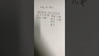 Friday 6th March Play whe all draws 2026
