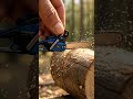 World’s Tiniest Chainsaw Cutting Real Wood! 😱🪵 #Shorts #MiniChainsaw #Satisfying #WoodCutting