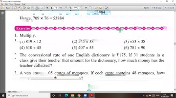 Multiplication (part 1) # std  4 # page 31 # lecture video