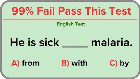 English Grammar Test ✨ E 4 English ✨ 99% Can