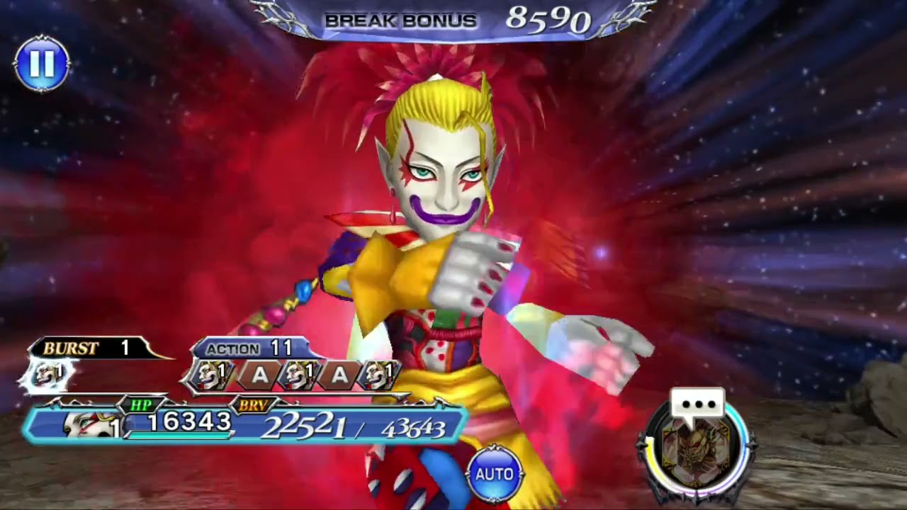 DFFOO Kefka Shinryu Lufenia Solo Rework and BT+ Showcase