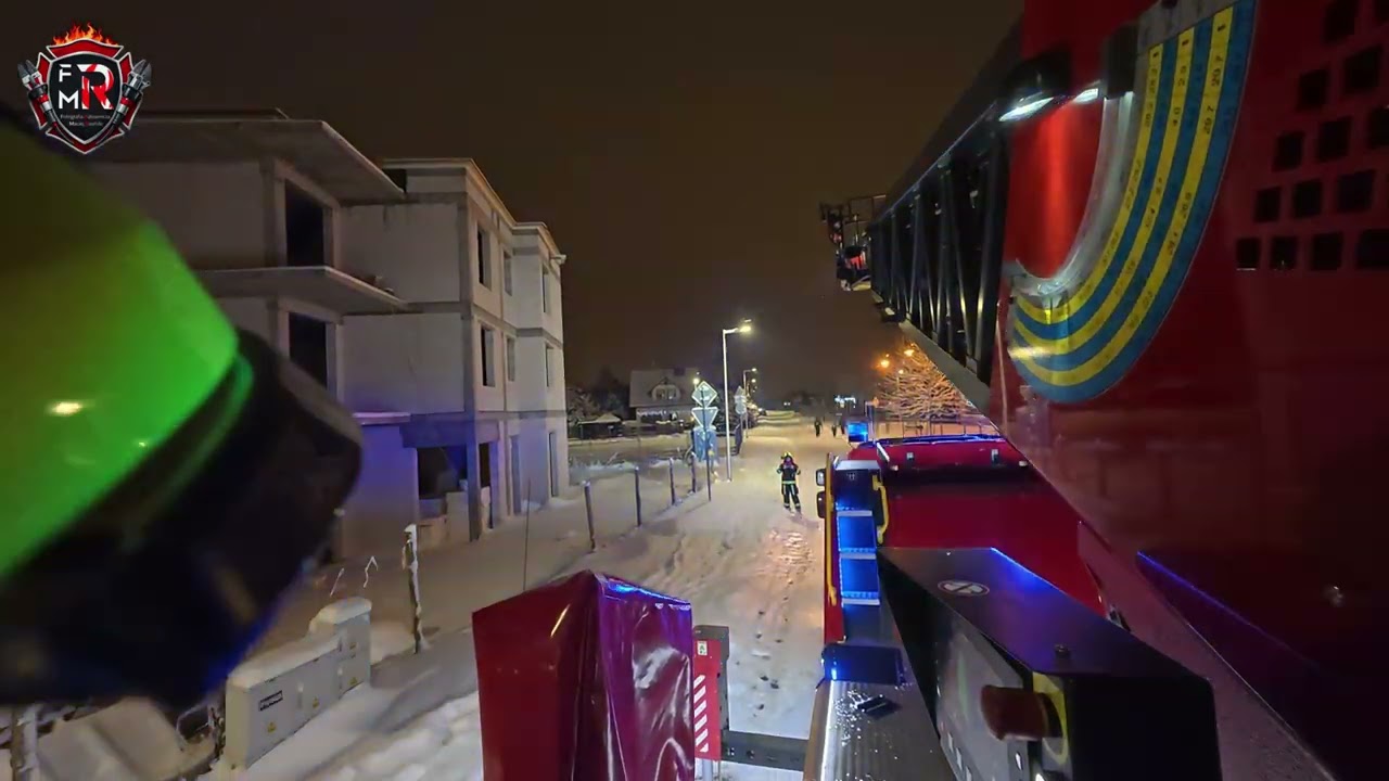 Zgłoszenie ze 112  (Sople na latarni) Ożarów Maz. Duchnicka