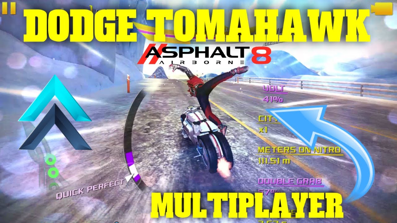 TOMAHAWK IN ACTION! -Asphalt 8 Airborne: Flexing My Dodge Tomahawk in Multiplayer
