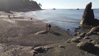Ruby Beach - Washington State - Drone Footage - Beach - Dji