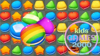 Cookie Macaron Pop : Sweet Match 3 Puzzle |game fruit candy @kidsgames2000 screenshot 3