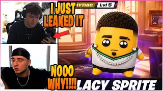 LACY *FREAKS OUT* After CLIX LEAKS His OFFICIAL Fortnite SPRITE & NEW EMOTE!