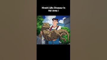 Hiroshi Lifts Dinosaur- !💀🫣」Shinchan Our Dinosaur Diary #shinchan #cartoon #animation #short