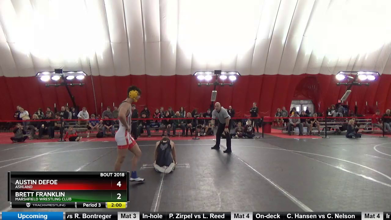 16U 132 Austin Defoe Ashland Vs Brett Franklin Marshfield Wrestling Club