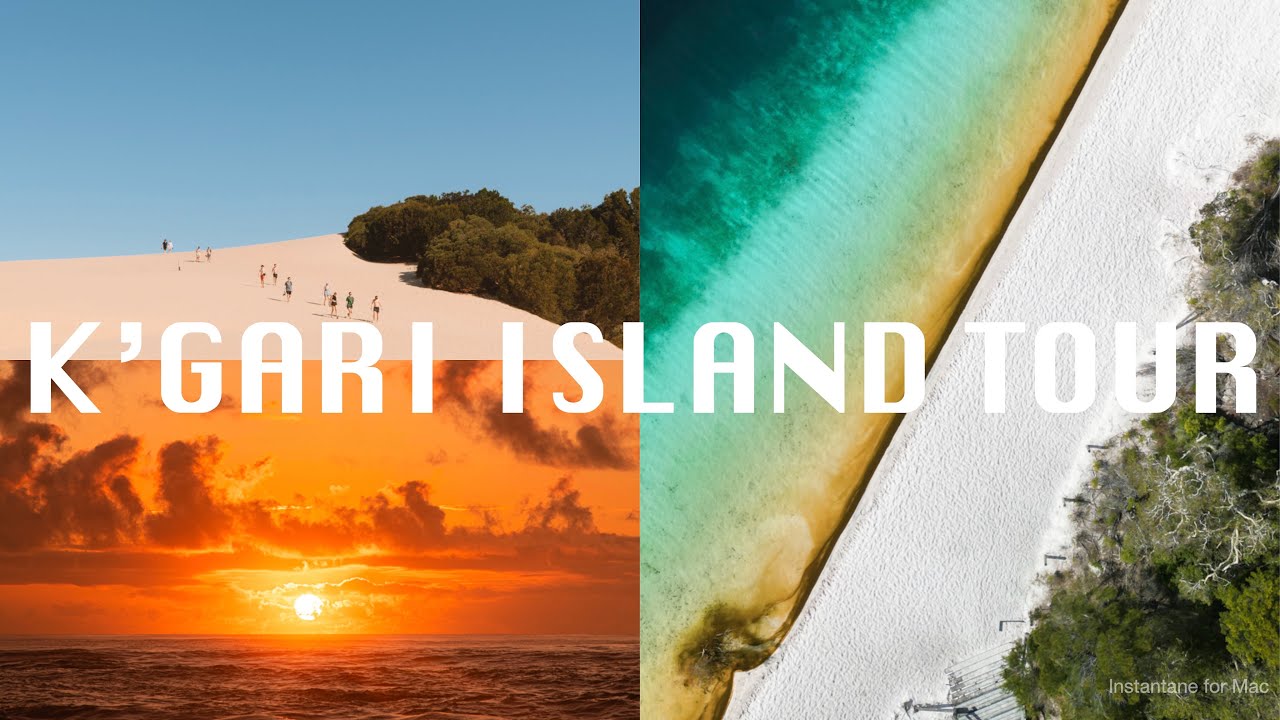 K'GARI ISLAND TOUR | driving on the beach, spiders, sand dunes...