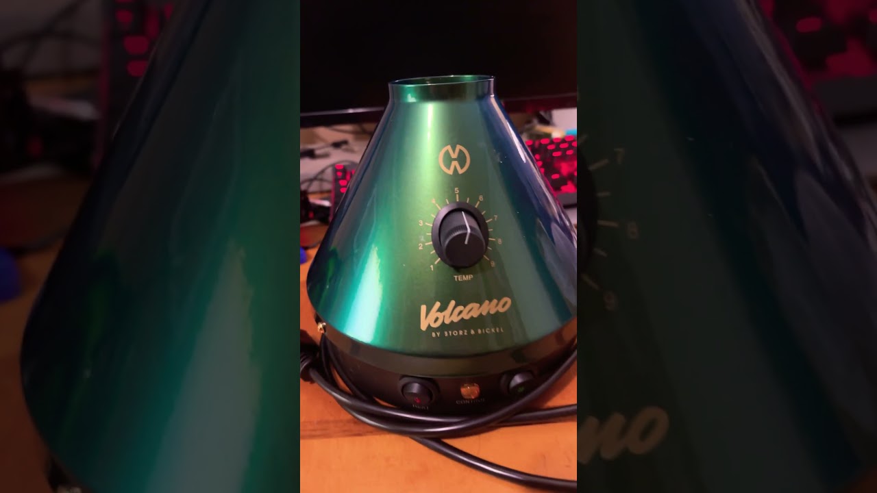 Volcano Classic by Storz & Bickel 25th anniversary green edition first look 