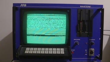 ** Fixed ** PPG Waveterm A - CRT video display issues 🤔