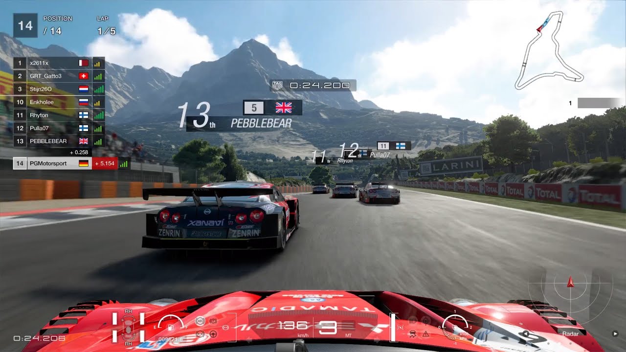 Gran Turismo™SPORT Daily Race 1103 Dragon Trail Nissan GT-R GT500 Onboard