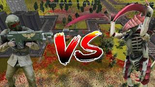 10000 Imperial Guardsmen vs 5000 TYRANID WARRIORS in Ultimate Epic Battle Simulator 2 (UEMB2)