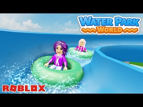 Building Our Own Water Park On Roblox Youtube - jen and pat go to the water park in roblox