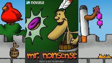 Mr. Nonsense JAVA GAME (Novasa Interactive 2004 year) FULL WALKTHROUGH
