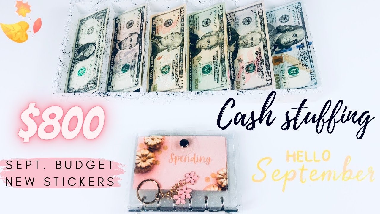 Cash Stuffing, September #1, Cash Envelopes