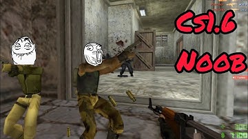 Noob plays CS 1.6 with expert bots