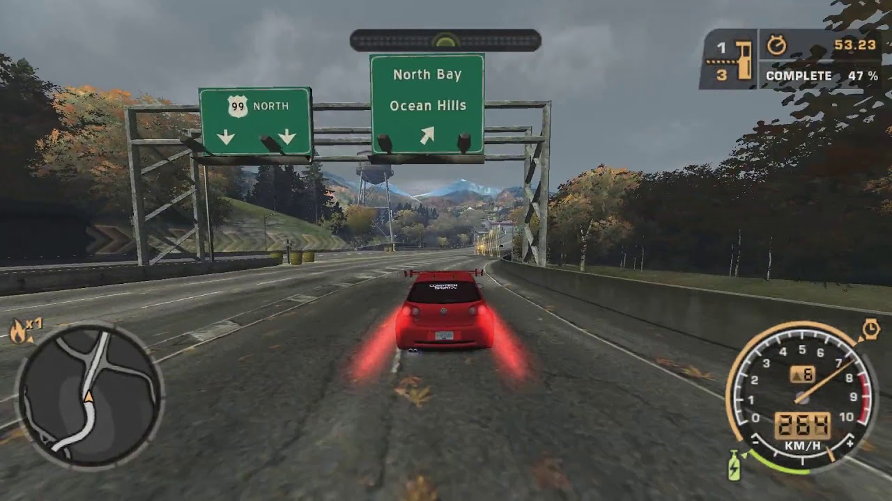 NFS Most Wanted - Challenge Series Event #1 with Volkswagen Golf GTI (Top Run)