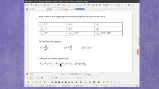 Example Capacitor Circuits, solving for the values