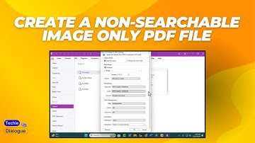 How to Create a Non-Searchable Image Only PDF File