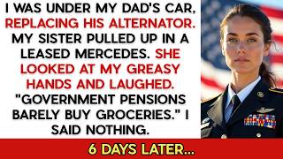 "She Can't Afford This," My Sister Mocked — Then My Army Pension Bought The Entire Estate