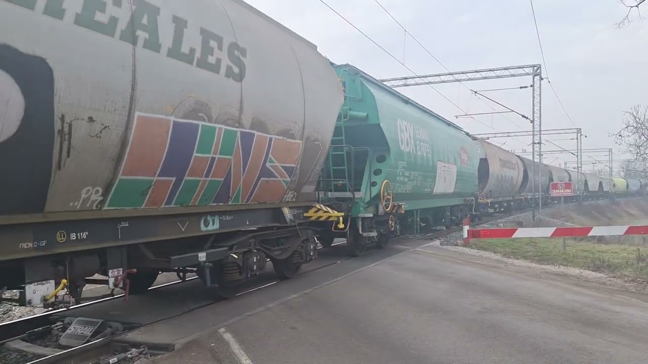 VECTRON LOC 119 - VECTRON 1293 085 ÖBB + cereales vagoni na rampi Zagreb Klara.HR