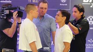 Ufc 237 Rose Namajunas Vs. Jessica Andrade Staredown - Mma Fighting