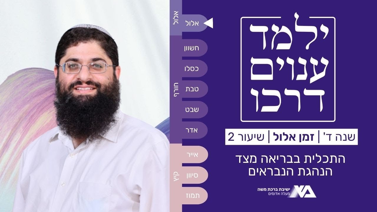 התכלית בבריאה מצד הנהגת הנבראים | מורה נבוכים - ילמד ענוים דרכו ד 2 | הרב רן כלילי