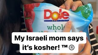 My Israeli mom says It’s Kosher