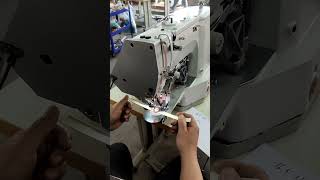 Automatic Eyelet Buttonhole Machine with Punching, model UN-430E-MO. #SewingMachine#Manufacturer