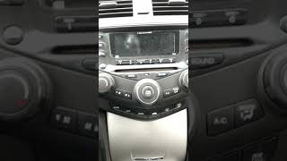 Honda Accord clock adjustment 2003-2007