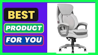 Sharper Image S600 Active Lumbar Ergonomic Bonded Leather Swivel
