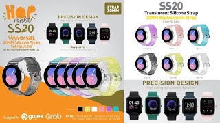 SS20 Shiny Strap 20mm for Amazfit GTS 2 3 4 Mini BIP U/ Galaxy Watch 5 screenshot 3