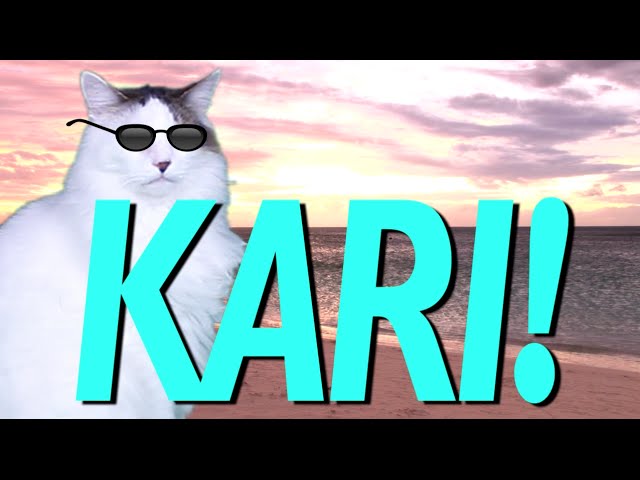 HAPPY BIRTHDAY KARI! - EPIC CAT Happy Birthday Song
