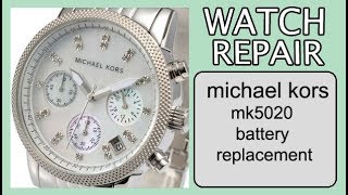 michael kors mk5020 battery size