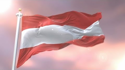 Flag of Austria at Sunset | Motion Graphics - Videohive template
