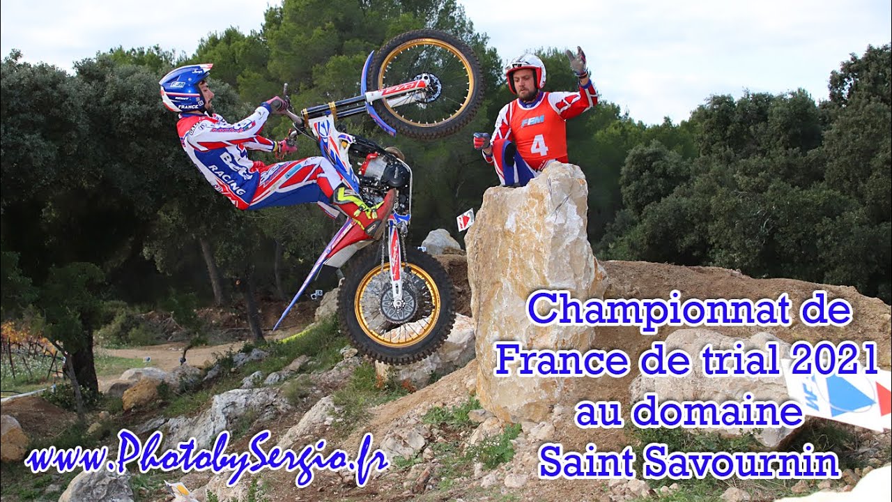 Championnat de France de trial 2021 au domaine Saint Savournin