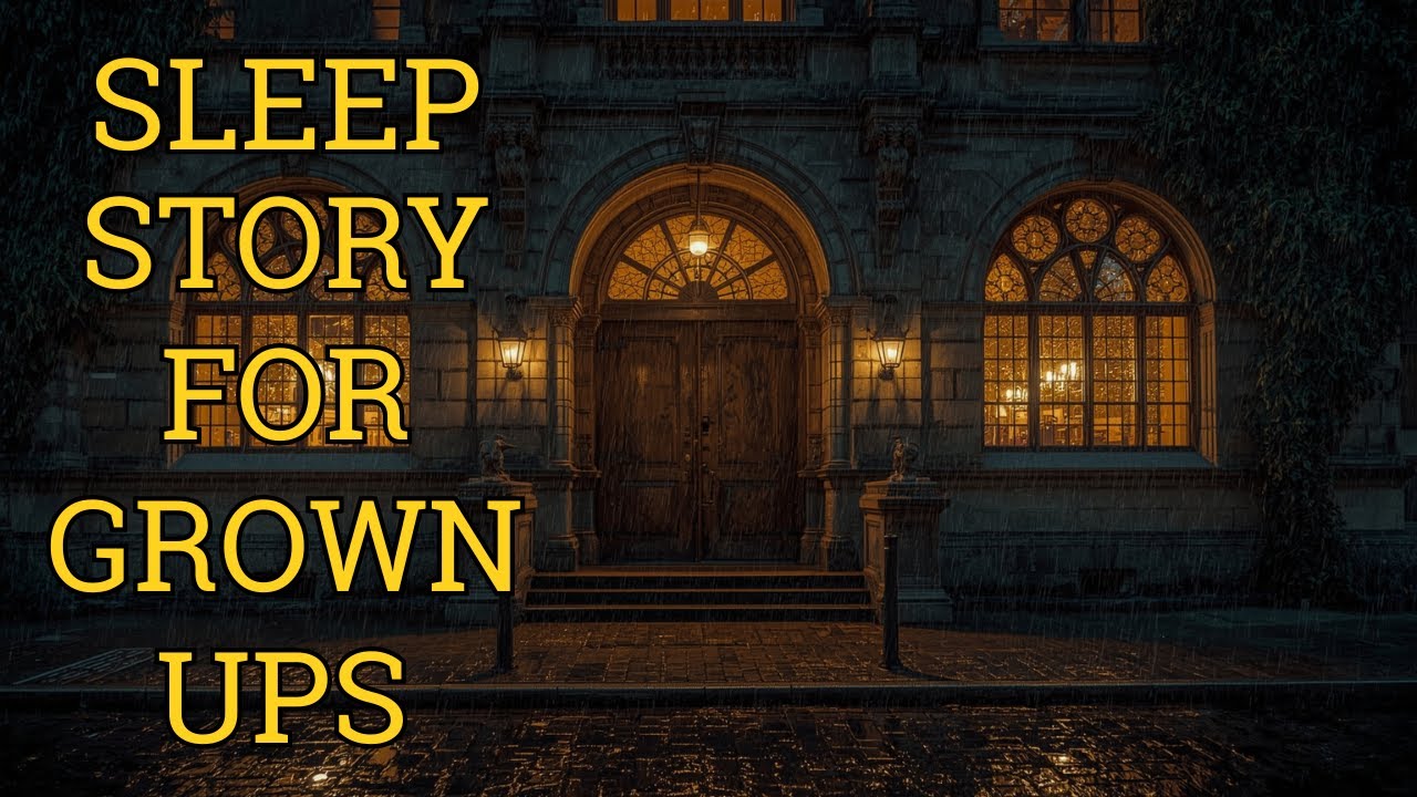 Rain Soaked Library at Night | The Most Relaxing Sleep Story Ever - YouTube