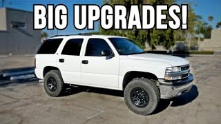 Tahoe Gets A SPINDLE LIFT/FULL FRONT END Rebuild!!!