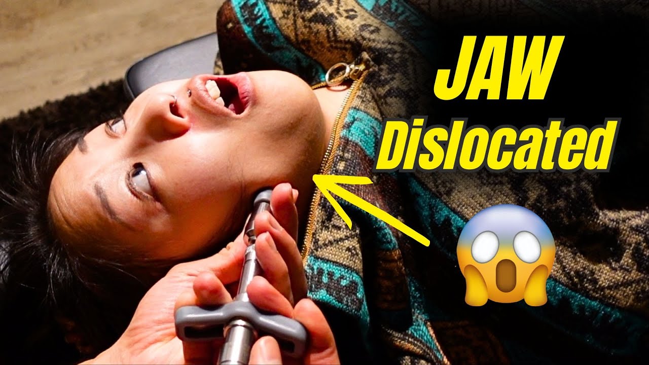 HUGE JAW Adjustment For Gymnast - TMJ Pain Relief