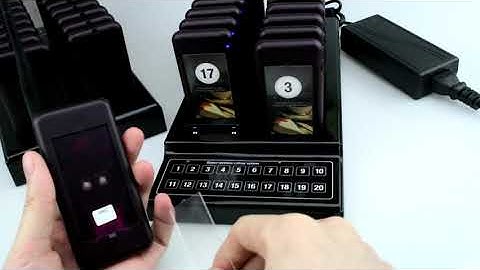 Retekess T112 Wireless Restaurant Pager System Coaster Pagers Guest Keypad US/DE/UK/AU Local Ship