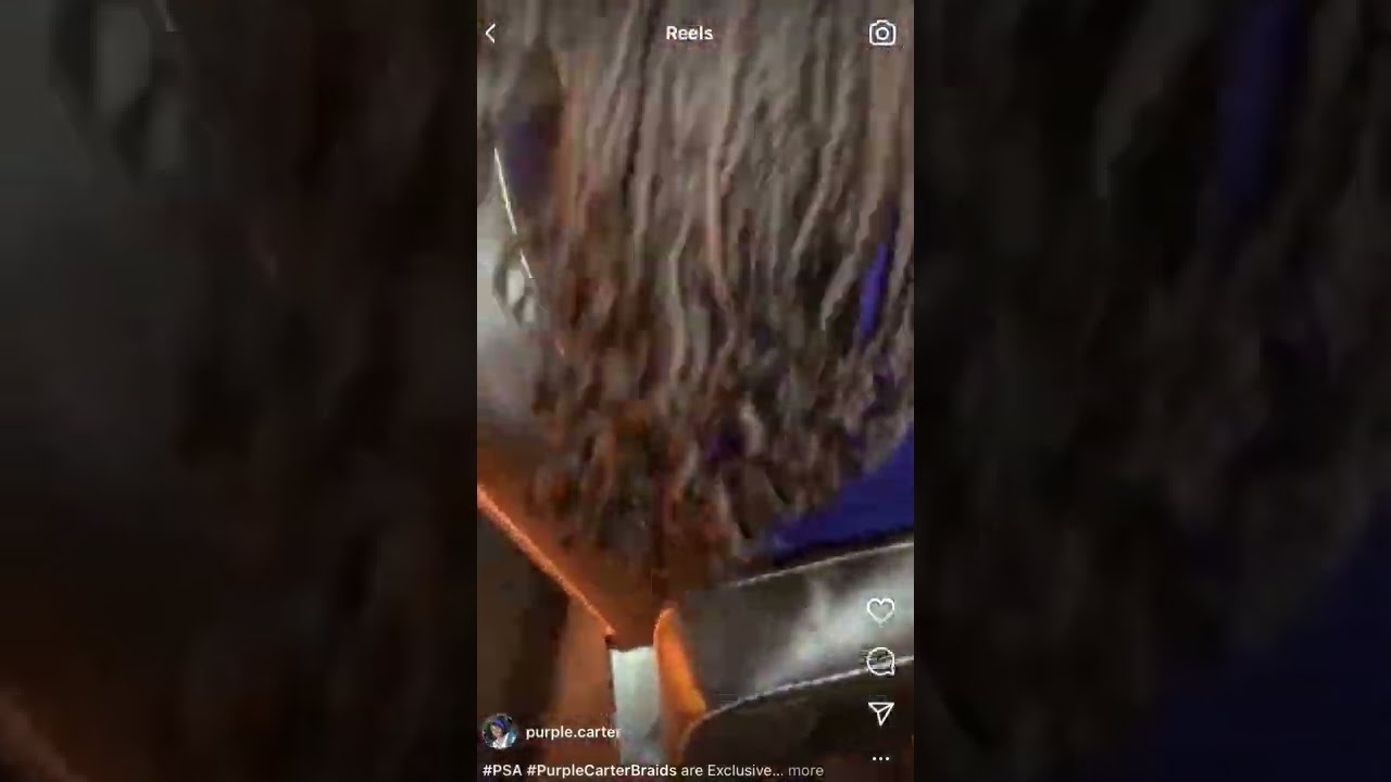 PSA Purple Carter Braids Dreads And Weaves